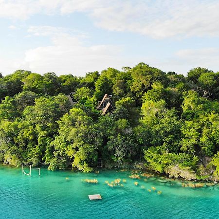 فيلا Azul Nomeolvides Bacalar - Guests Only المظهر الخارجي الصورة