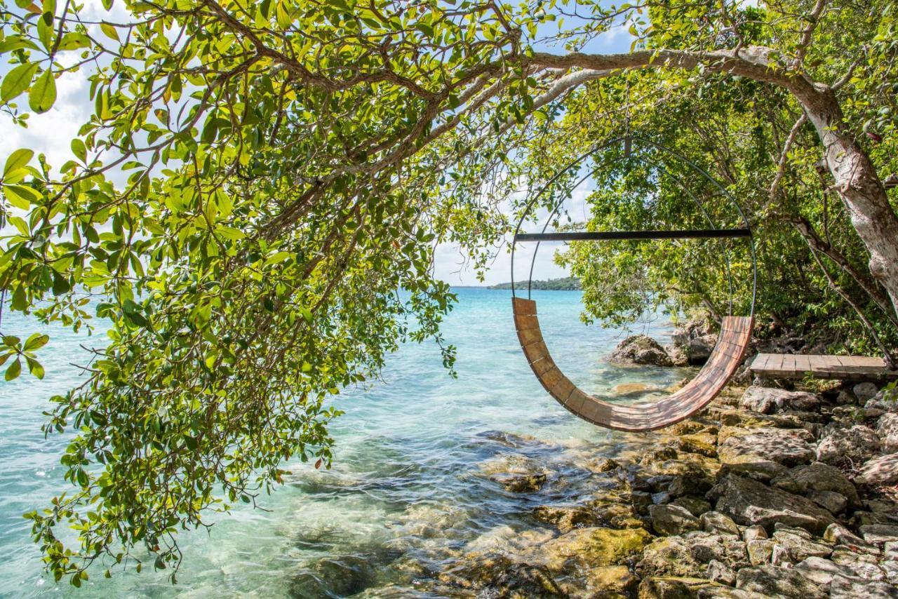 فيلا Azul Nomeolvides Bacalar - Guests Only المظهر الخارجي الصورة