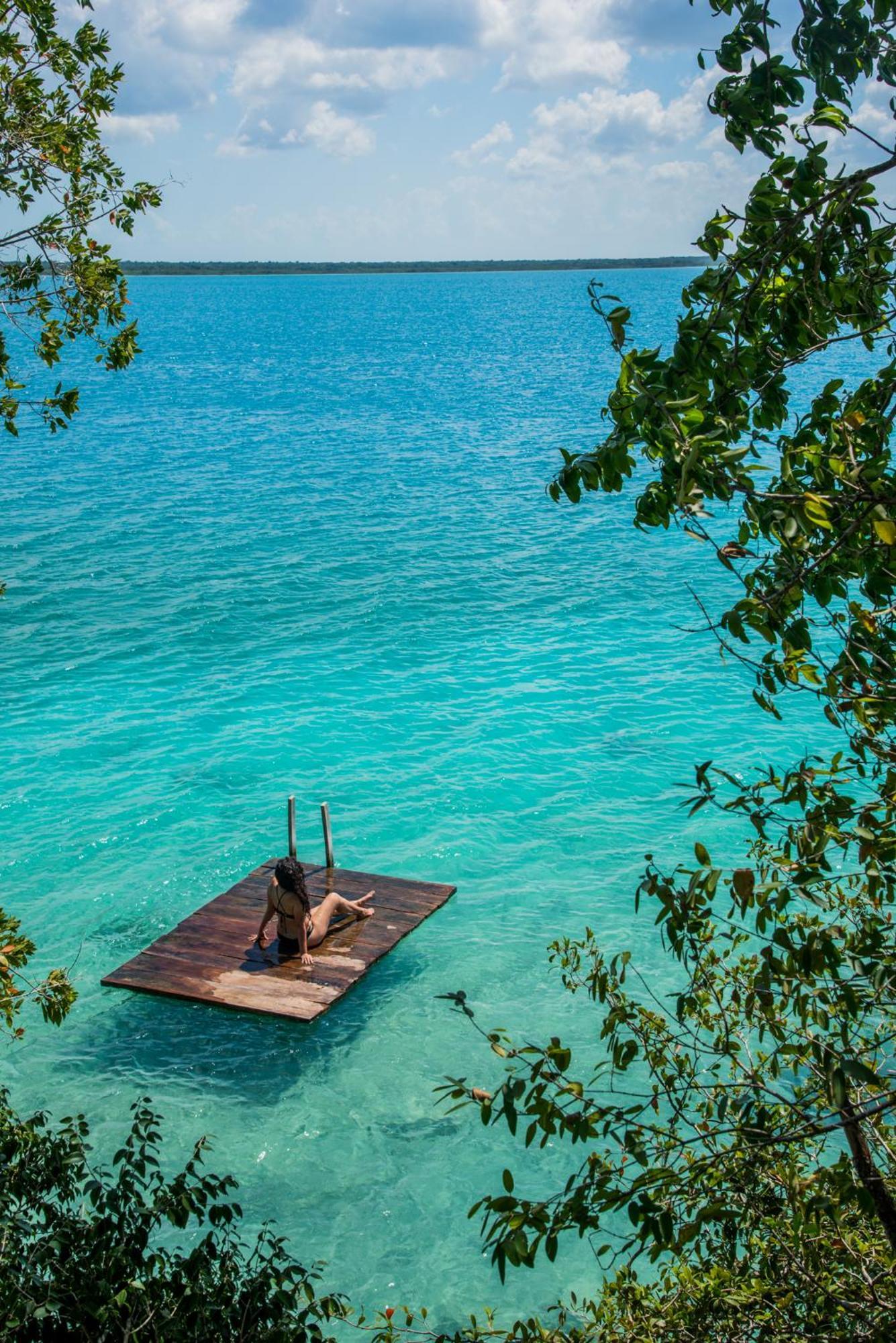 فيلا Azul Nomeolvides Bacalar - Guests Only المظهر الخارجي الصورة