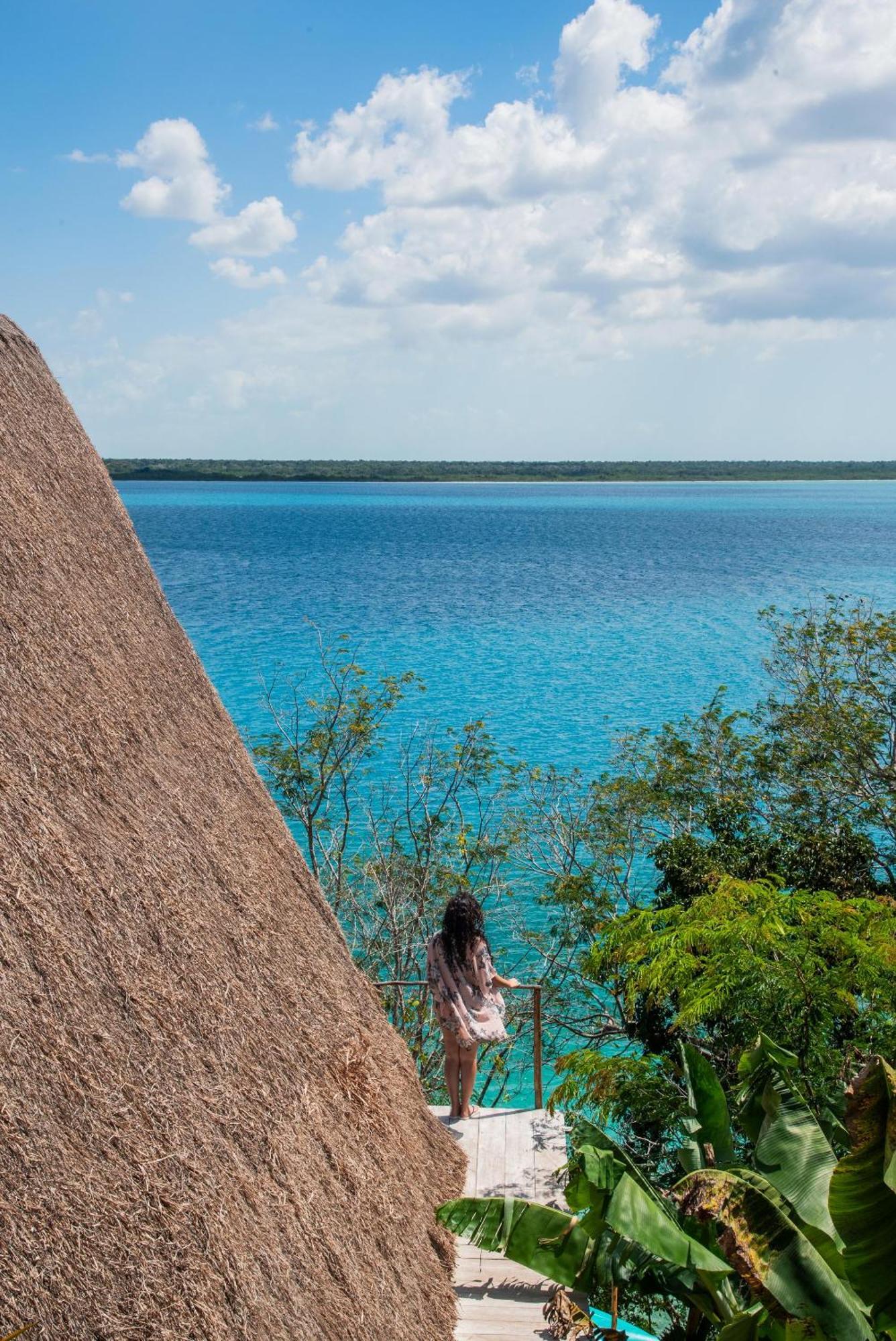 فيلا Azul Nomeolvides Bacalar - Guests Only المظهر الخارجي الصورة