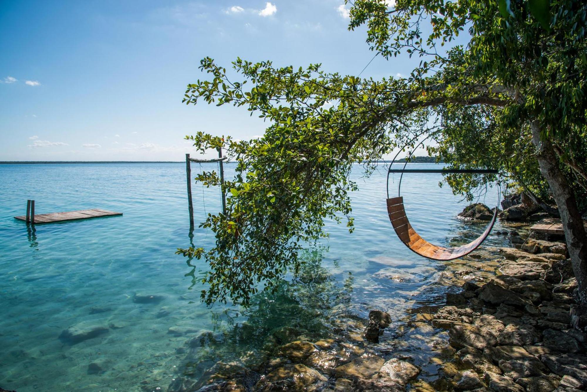 فيلا Azul Nomeolvides Bacalar - Guests Only المظهر الخارجي الصورة