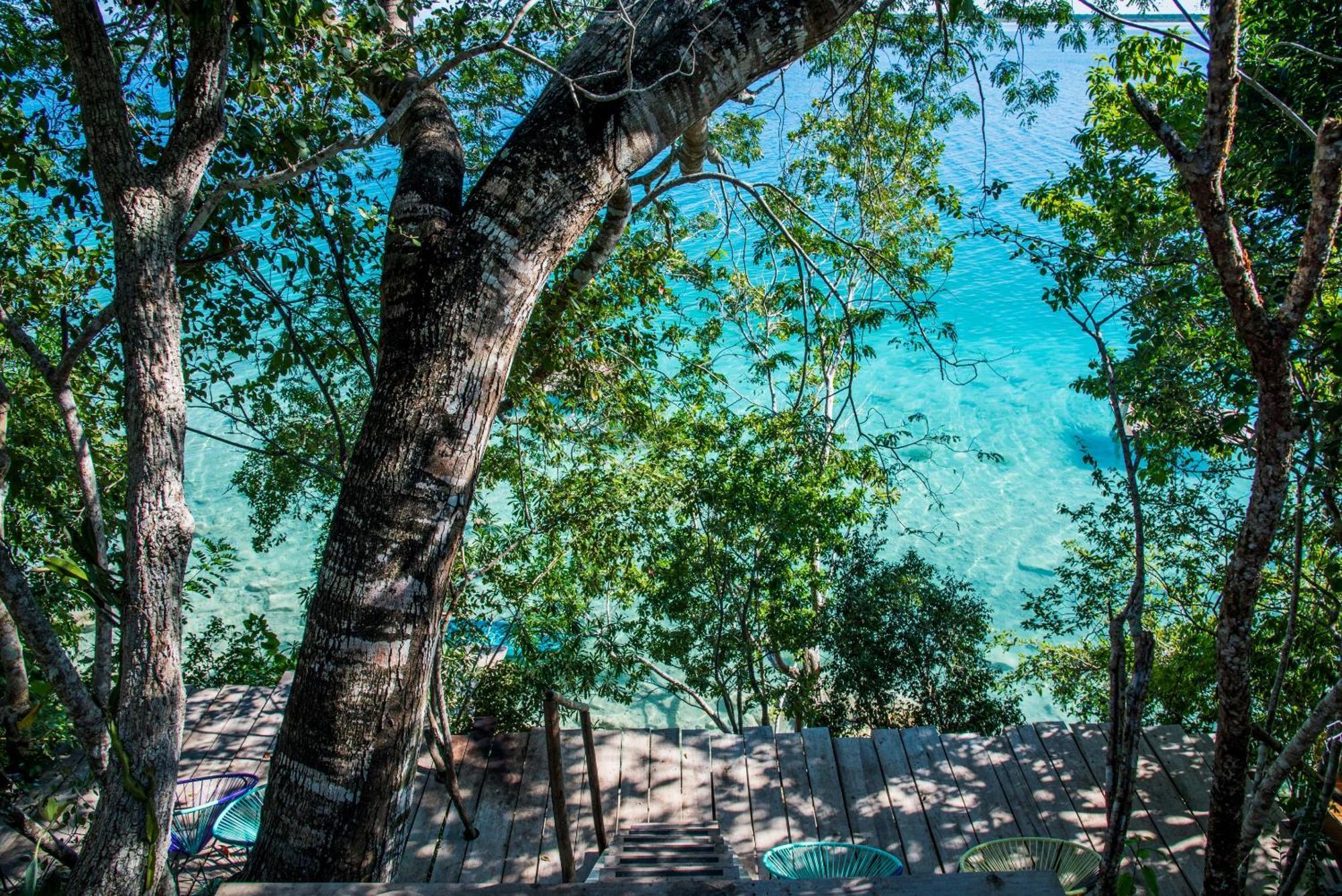 فيلا Azul Nomeolvides Bacalar - Guests Only المظهر الخارجي الصورة